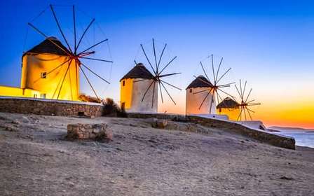 De Atenas: Viagem de 1 dia a Mykonos com ingressos para o ferry