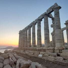 Atenas: Tour en autobús turístico y puesta de sol en el cabo Sounion