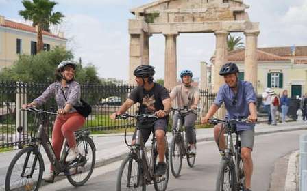 Atenas: City tour dos destaques da cidade em bicicleta